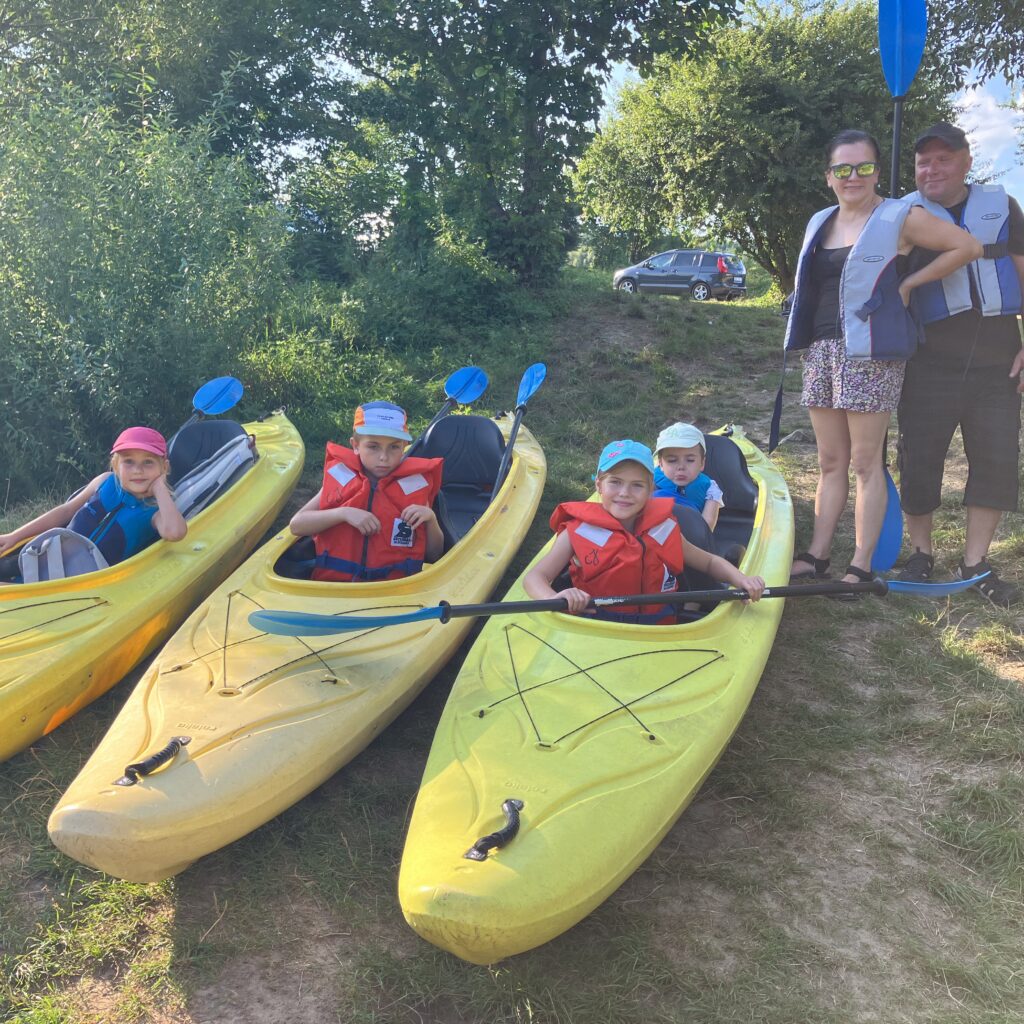 spływ kajakowy dla kolonii Świętokrzyskie