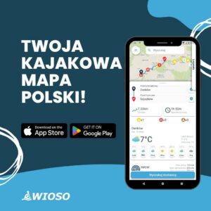 Aplikacja WIOSO – rezerwacja spływu kajakowego Nida online