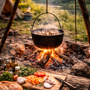warsztaty kulinarne nad Nidą kuchnia na dziko